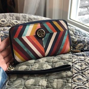 Tory Burch Multicolor Wallet/Wristlet